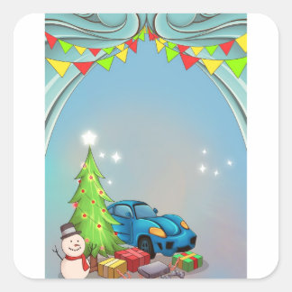 stickers cadeaux de Noël pour les garçons.