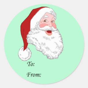 Stickers cadeaux père Noël