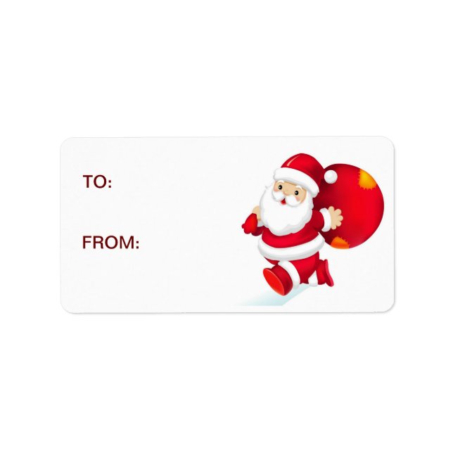 Stickers cadeaux père Noël (Devant)