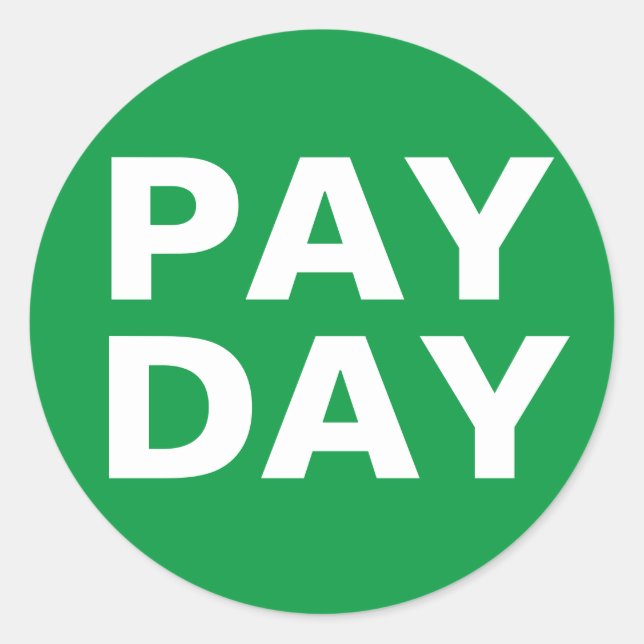 Stickers Calendrier Paie (Devant)