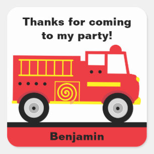 Stickers Camion d'incendie