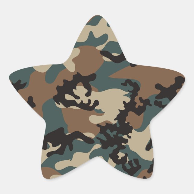 Stickers Camo verdoyants d'hiver (Devant)