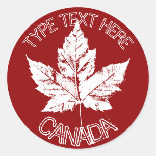 Stickers Canada cool Personnalisé Sticker Canada