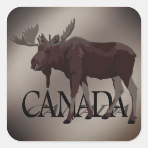Stickers Canada Moose Custom Canada Stickers