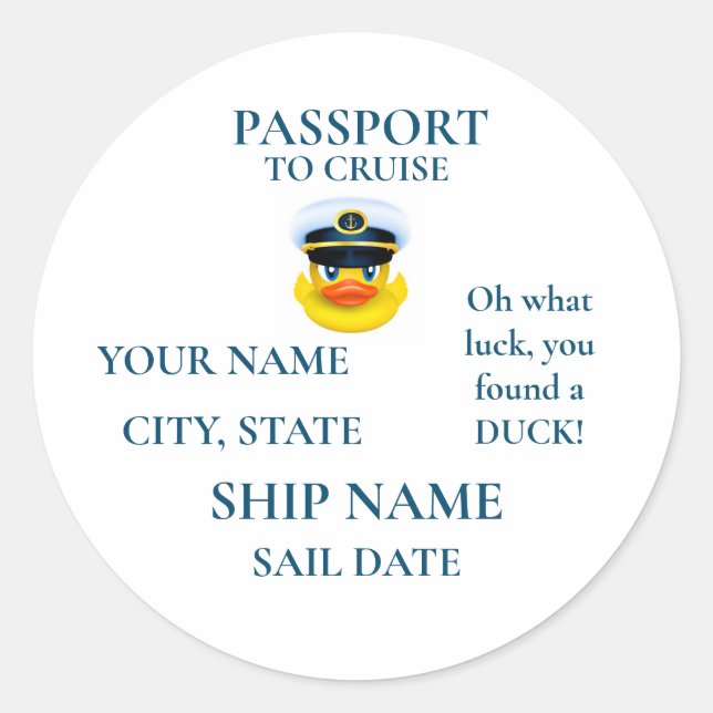 Stickers canard à craquer - Pour la meilleure chas (Devant)