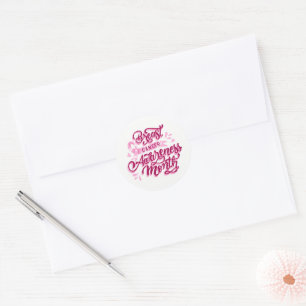 Stickers Cancer du Sein - Ruban rose