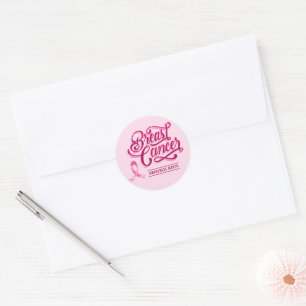 Stickers Cancer du Sein - Ruban rose