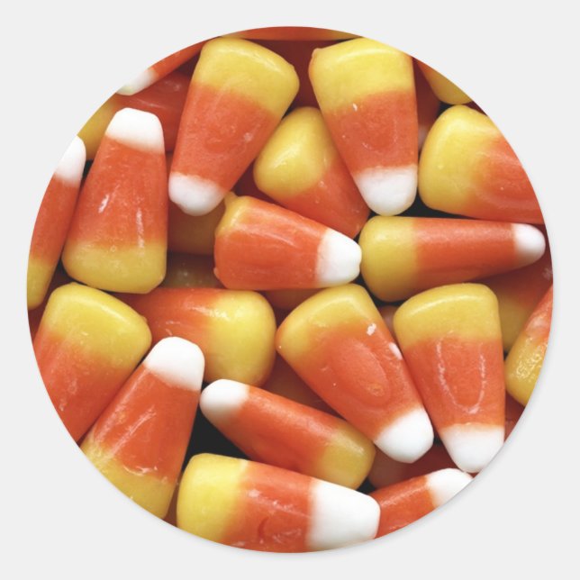 Stickers Candy Corn personnalisables (Devant)