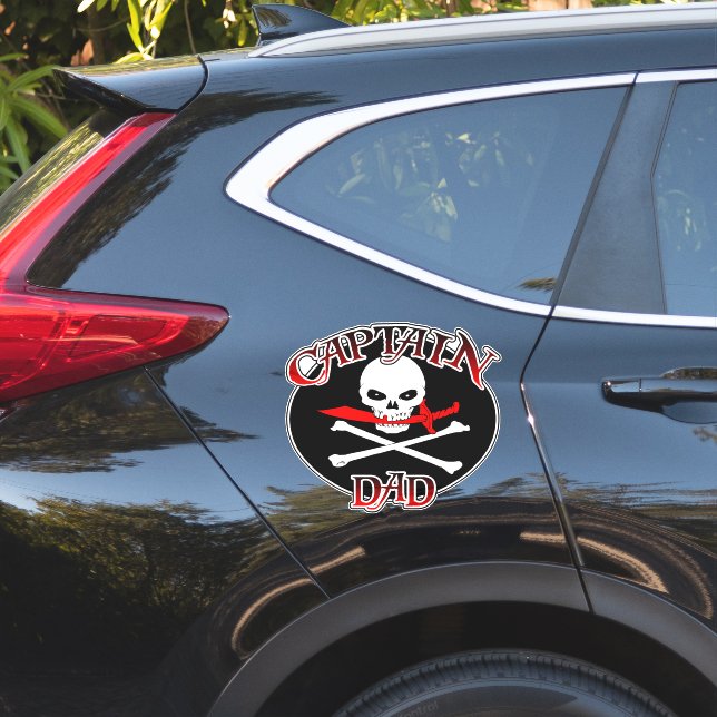 Stickers Capitaine Vinyl (Coté voiture)