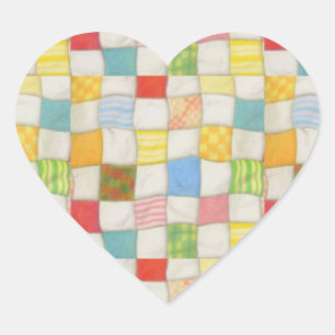 Stickers cardiaques QUILT CRAZY