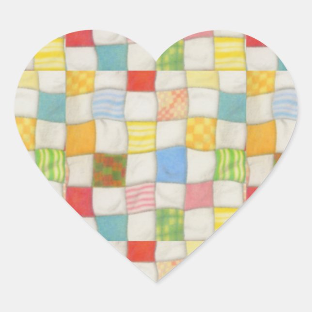 Stickers cardiaques QUILT CRAZY (Devant)