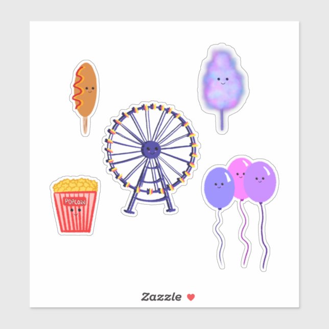 Stickers Carnival (Feuille)