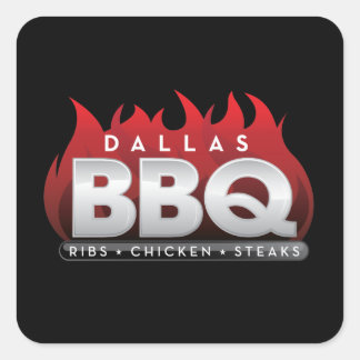 Stickers Carré Dallas BBQ