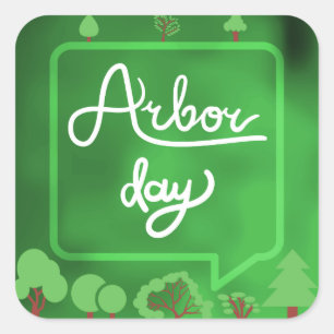 Stickers Carré de jour de l'Arbor
