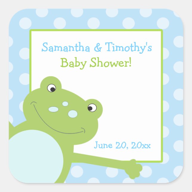 Stickers Carré Leap Frog Faver (6 grands) (Devant)
