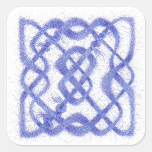 Stickers Carré VIOLET CELTIC KNOT