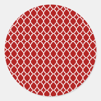 Stickers Carreaux Rouges Marocains