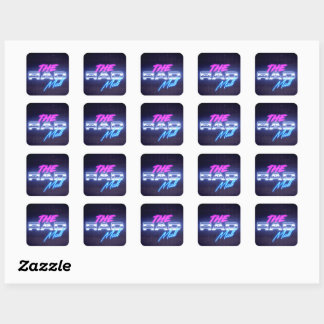 Stickers Carrés "Wave 7" du Rad Mall