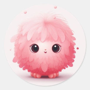 Stickers Cartoon Boule Fluffée Cute