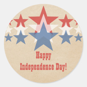 Stickers Cascade Red, White et Blue Star