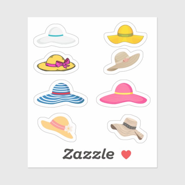 Stickers Casquette Sun (Feuille)