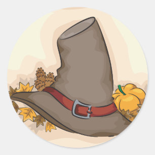 Stickers Casquettes de pèlerins d'automne