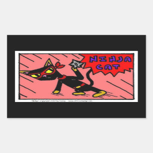 Stickers CAT Mel NINJA - Set de 20