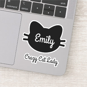 Stickers Cat Vinyl Cut Personnalisés