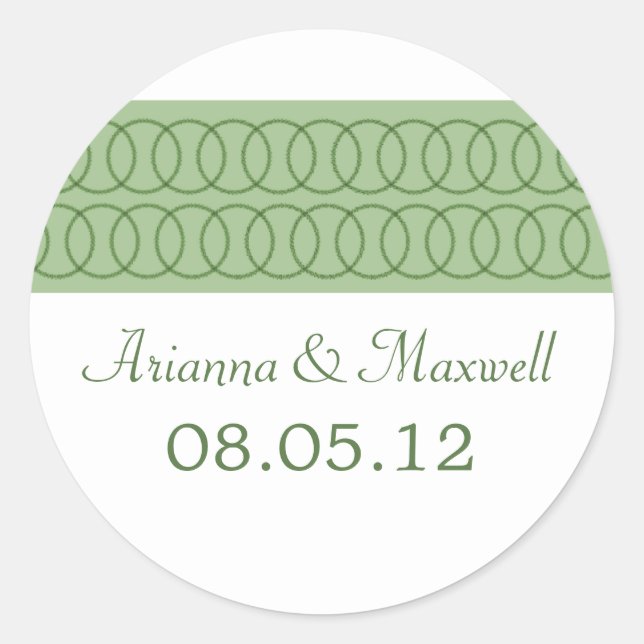 Stickers Cercle of Love Wedding (Devant)