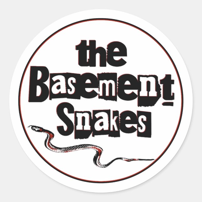 Stickers - Cercles blancs - Serpents du sous-sol (Devant)