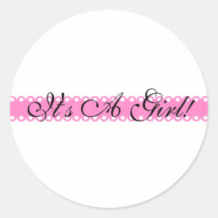 Stickers 'C'est une fille'