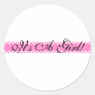 Stickers 'C'est une fille'