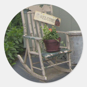 Stickers chaise à pointe