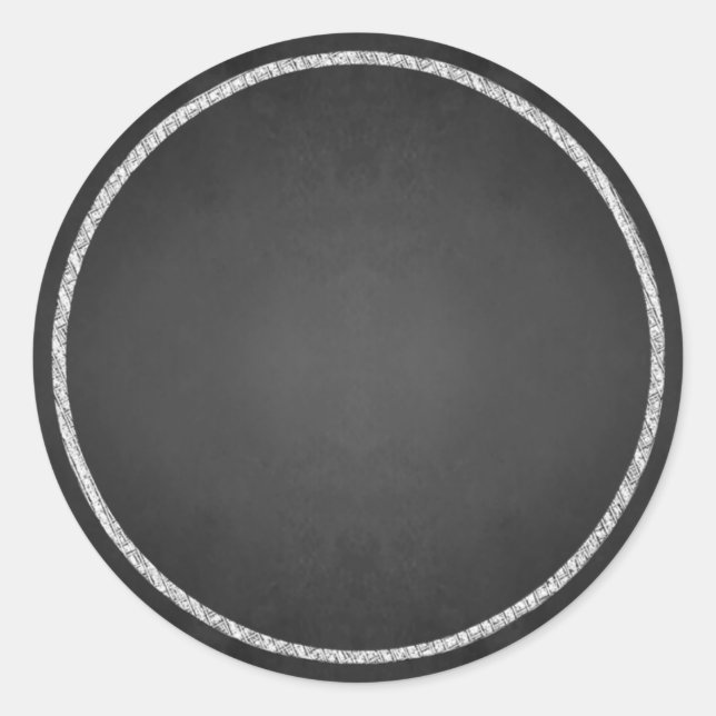 Stickers Chalboard Faux Vierges Personnalisables (Devant)
