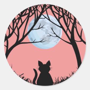 Stickers Chat amusant Halloween Stickers Chat