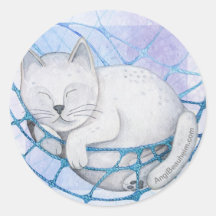 Stickers Chat en Matière Noire