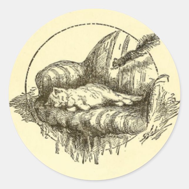 Stickers chat et écureuil (Devant)