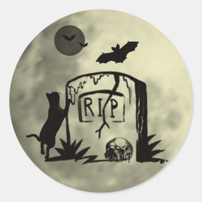 Stickers Chat Noir Joueur (Devant)