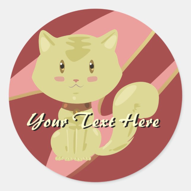 Stickers Chat Tan (Devant)