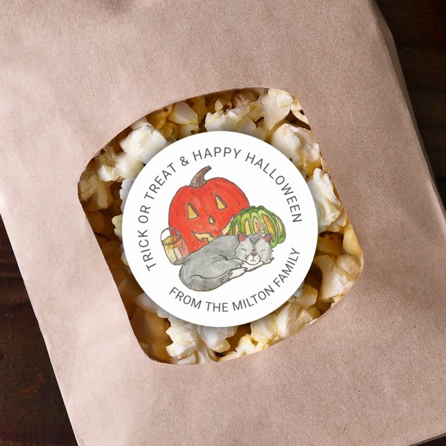 Stickers Chat Trick ou Treat (Créateur téléchargé)