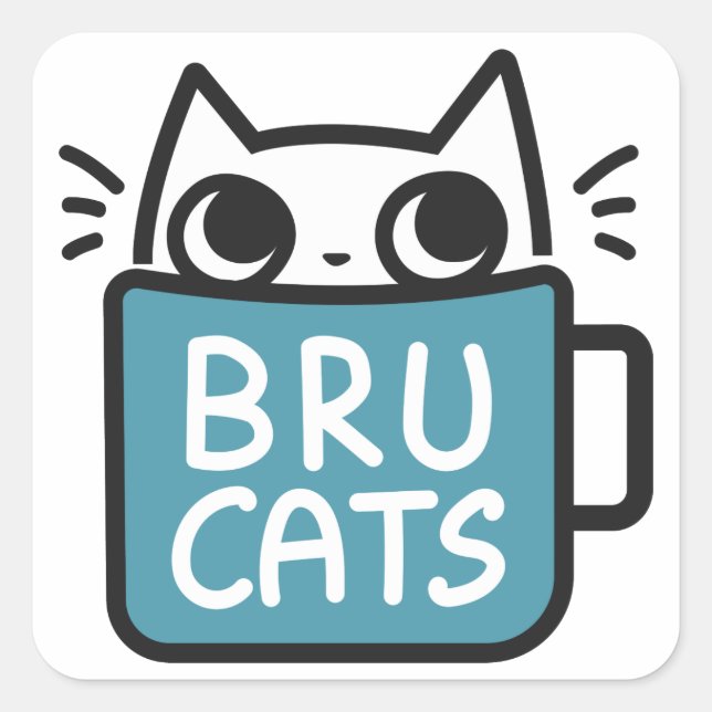 Stickers Chats Bru (Devant)
