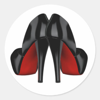 Stickers Chaussure Rouge Haut Talon