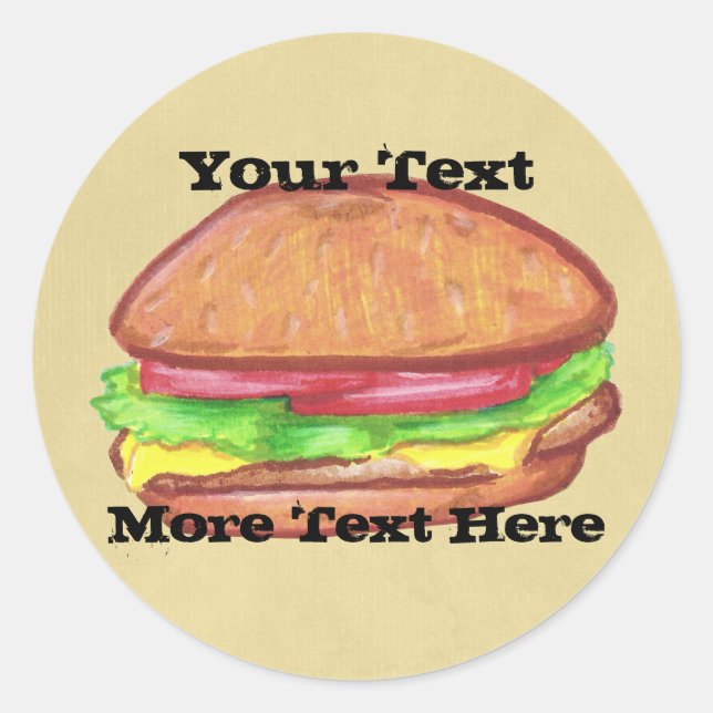 Stickers Cheeseburger (Devant)