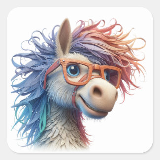 Stickers Cheval amusant