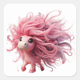 Stickers Cheval amusant