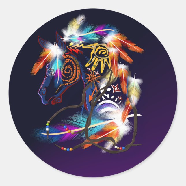 Stickers Cheval Lumineux (Devant)