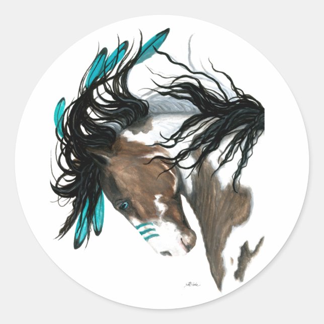 Stickers Cheval Majestic par Bihrle (Devant)