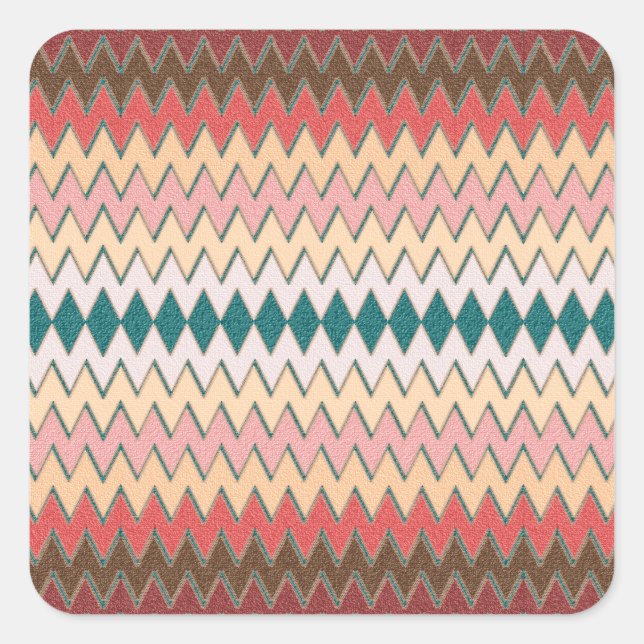 Stickers Chevron Zigzag sud-ouest 20/feuille (Devant)
