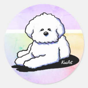 Stickers Chien Bichon Frise