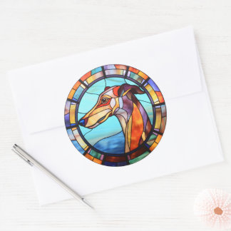 Stickers Chien Greyhound